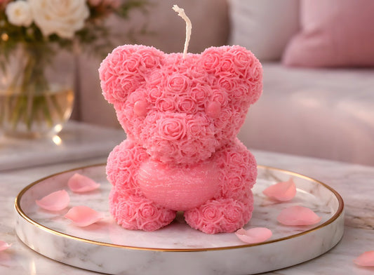 Valentine’s Day Bear Candle 10 Oz
