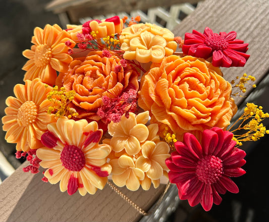 Flower Bouquet (Daisy's, Peonies & Flowers