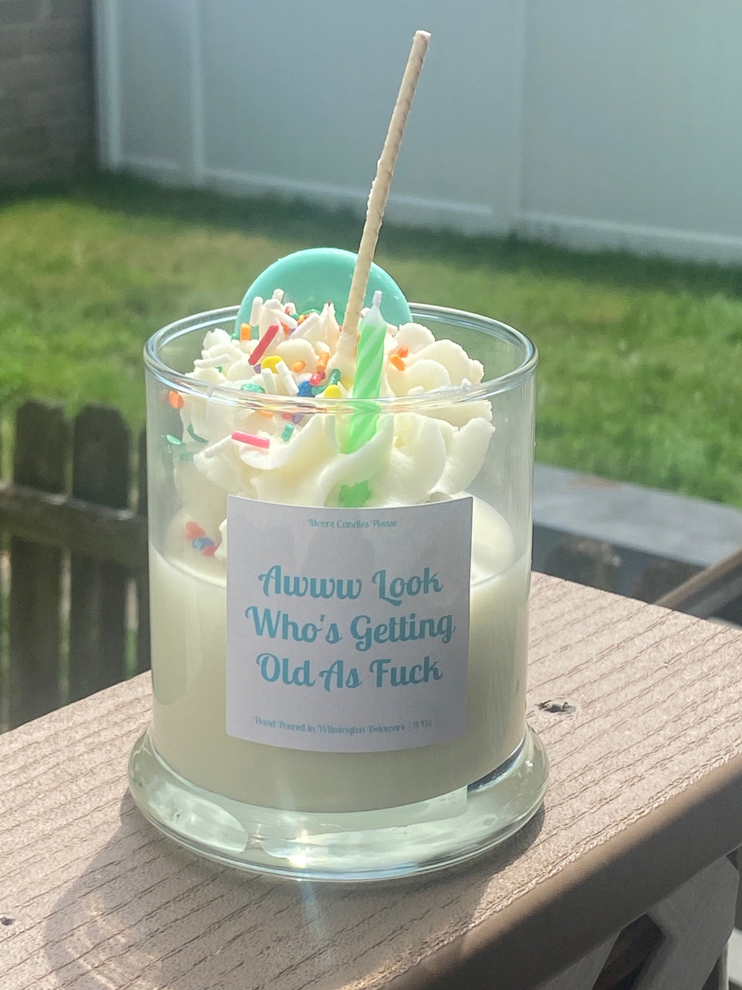 Old ASF birthday candle